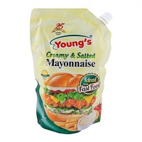 Youngs Creamy & Salted Mayo 1ltr